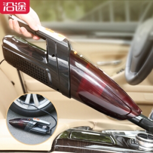 沿途 车载吸尘器充气泵多功能 四合一汽车吸尘器有线12V车用 干湿两用 车内手持 汽车用品
